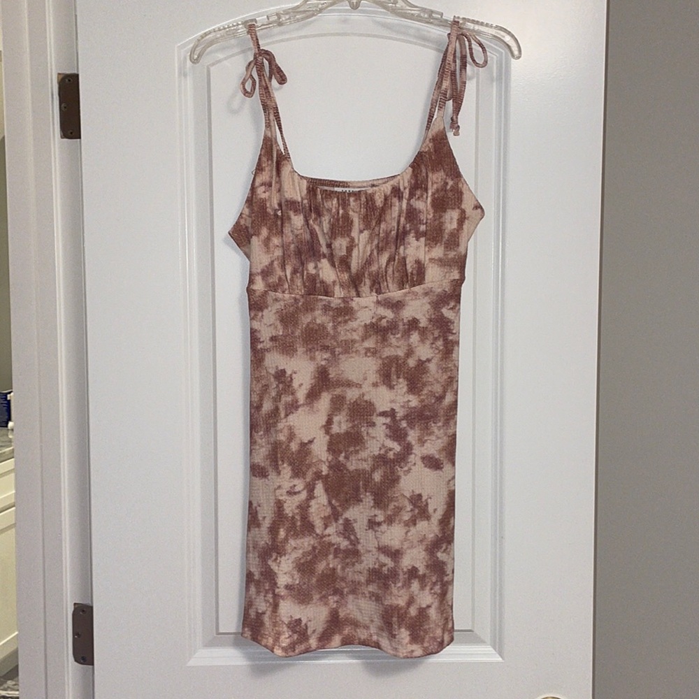 Pink/Brown TopShop Dress